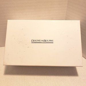 DOONEY & BOURKE BOX ONLY with LID for FLAP WRISTLET - 7" x 4" x 2" - EMPTY BOX